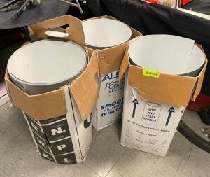 (3) - ASSORTED ROLLS OF ALUMINUM TRIM