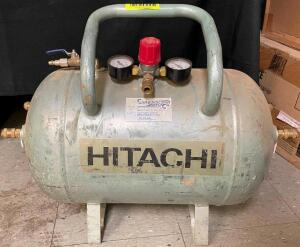 HITACHI 10 AIR COMPRESSOR TANK WITH SAFETY VALVE