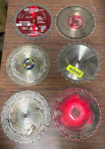 (6) - ASSORTED REPLACEMENT SAW BLADES