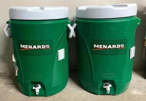 (2) JOBSITE WATER COOLERS