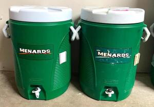 (2) JOBSITE WATER COOLERS