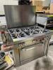 DESCRIPTION: SOUTHBEND SIX BURNER RANGE W/ LOWER CONVECTION OVEN BRAND / MODEL: SOUTHBEND ADDITIONAL INFORMATION NATURAL GAS. LOCATION: AREA # 4 QTY: - 2