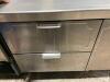 DESCRIPTION: LA ROSA 86" PIZZA PREP COOLER BRAND / MODEL: LA ROSA L-14186-28 ADDITIONAL INFORMATION SN# 1AP0215, 115 VOLT, 1 PHASE. SELLER INDICATES W - 4