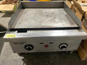 DESCRIPTION: VULCAN 24" COUNTERTOP FLAT GRILL BRAND / MODEL: VULCAN ADDITIONAL INFORMATION NATURAL GAS SIZE 24" WIDE LOCATION: AREA #2 QTY: 1