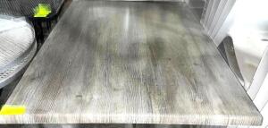 DESCRIPTION: (5) 32" X 48" WERZALIT ONYX TABLE TOPS - NEW IN THE BOX SIZE 32" X 48" LOCATION: AREA #6 THIS LOT IS: SOLD BY THE PIECE QTY: 5