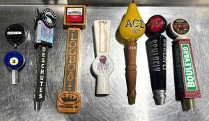 DESCRIPTION: (8) VARIOUS KEGERATOR BEER TAPS LOCATION: AREA #5 QTY: 8