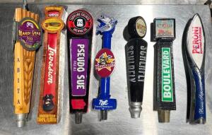 DESCRIPTION: (7) VARIOUS KEGERATOR BEER TAPS LOCATION: AREA #5 QTY: 7