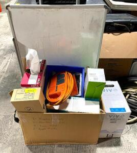 DESCRIPTION: ASSORTED OFFICE SUPPLIES AND ELECTRICAL HARDWARE AS SHOWN LOCATION: AREA #5 QTY: 3