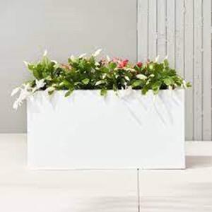 DESCRIPTION: 24" LOW GALVANIZED CHARCOAL INDOOR/ OUTDOOR PLANTER ADDITIONAL INFORMATION NEW IN BOX LOCATION: AREA #5 QTY: 1