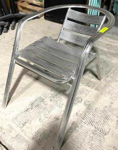 DESCRIPTION: (8) ALUMINUM PATIO CHAIRS LOCATION: AREA #6 QTY: 8