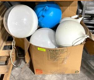 DESCRIPTION: DECORATIVE OUTDOOR BULB LIGHTS (8-CT) LOCATION: AREA #6 QTY: 1