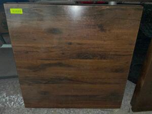 DESCRIPTION: 30" X 30" HARDWOOD TABLE TOP ADDITIONAL INFORMATION NO BASE SIZE 30" X 30" LOCATION: AREA #6 QTY: 1