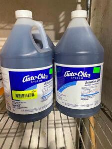 DESCRIPTION: (4) GALLONS OF AUTO CHLOR SOLUTION QA SIZE 1 GALLON LOCATION: AREA #1 THIS LOT IS: SOLD BY THE PIECE QTY: 4