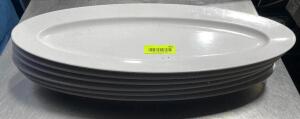 DESCRIPTION: (6) 23" PLASTIC PLATTERS SIZE 23" LOCATION: AREA #1 THIS LOT IS: SOLD BY THE PIECE QTY: 6