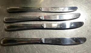 DESCRIPTION: (70) STAINLESS DINNER KNIVES LOCATION: AREA #2 THIS LOT IS: SOLD BY THE PIECE QTY: 70