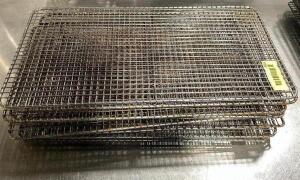 DESCRIPTION: (7) 18" WIRE COOLING RACKS SIZE 18" LOCATION: AREA #2 THIS LOT IS: SOLD BY THE PIECE QTY: 7