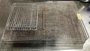 DESCRIPTION: (9) ASSORTED WIRE COOLING RACKS LOCATION: AREA #2 THIS LOT IS: ONE MONEY QTY: 1