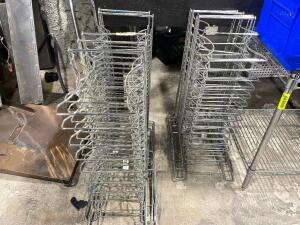 DESCRIPTION: (10) WIRE PIZZA PAN TOWERS LOCATION: AREA #1 THIS LOT IS: SOLD BY THE PIECE QTY: 10