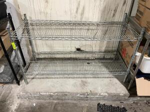 DESCRIPTION: 48" X 18" TWO TIER WIRE SHELF ADDITIONAL INFORMATION CONTENTS ARE NOT INCLUDED SIZE 48" X 18" X 30" LOCATION: AREA #2 QTY: 1