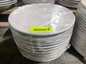 DESCRIPTION: (16) 10.5" CHINA PLATES BRAND / MODEL: WORLD CHINA SIZE 10.5" LOCATION: AREA #2 THIS LOT IS: SOLD BY THE PIECE QTY: 16