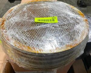 DESCRIPTION: (12) 10" WIRE COOLING PANS SIZE 10" LOCATION: AREA #2 THIS LOT IS: SOLD BY THE PIECE QTY: 12