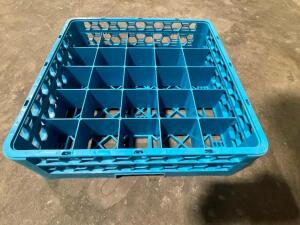 DESCRIPTION: (10) ASSORTED GLASS RACKS LOCATION: AREA #2 THIS LOT IS: SOLD BY THE PIECE QTY: 10