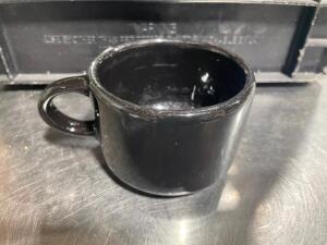 DESCRIPTION: (7) BLACK CERAMIC COFFEE MUGS LOCATION: AREA #3 THIS LOT IS: ONE MONEY QTY: 1