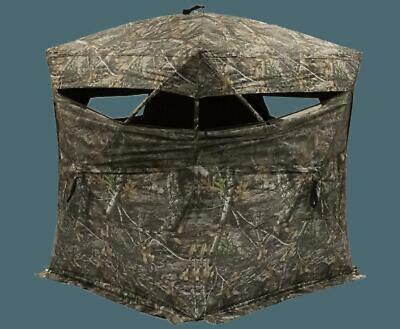 DESCRIPTION: (1) RHINO 200 HUNTING BLIND BRAND/MODEL: RHINO INFORMATION: 180 DEGREE WINDOW SYSTEM, REALTREE EDGE PATTERN RETAIL$: $149.99 SIZE: 75" X