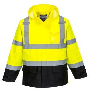 DESCRIPTION: (2) HIGH VIS RAIN JACKET BRAND/MODEL: PORTWEST #US366 INFORMATION: YELLOW RETAIL$: $40.00 EA SIZE: 5XL QTY: 2