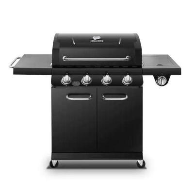 PREMIER 4-BURNER PROPANE GAS GRILL IN BLACK