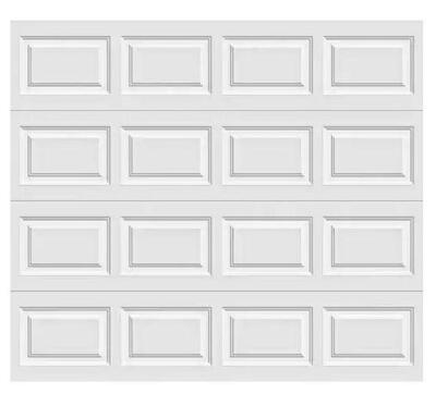 CLASSIC COLLECTION 8 FT. X 7 FT. 6.5 R-VALUE INSULATED WHITE GARAGE DOOR