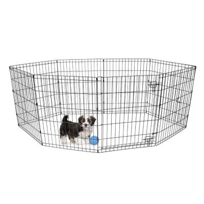 VIBRANT LIFE, 8-PANEL PET EXERCISE PLAY PEN WITH DOOR, 24"H