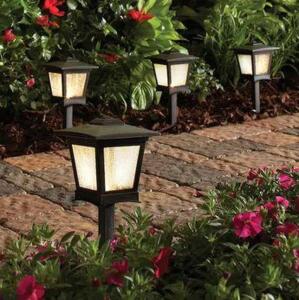 MIRAMAR LOW VOLTAGE BLACK OUTDOOR INTEGRATED LED LANDSCAPE PATH LIGHT (6-PACK KIT)