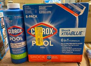 CLOROX POOL AND SPA SHOCK AND STAIN CONTROL SET