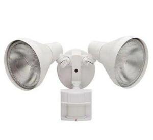 180 DEGREE WHITE MOTION-SENSING OUTDOOR SECURITY-LIGHT