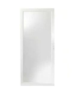 36 IN. X 80 IN. 3000 SERIES WHITE RIGHT-HAND FULLVIEW EASY INSTALL ALUMINUM STORM DOOR