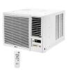 12,000 BTU 230-VOLT WINDOW AIR CONDITIONER LW1216HR WITH COOL, HEAT AND REMOTE IN WHITE