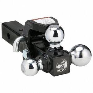 DESCRIPTION: (1) TRI-BALL HITCH WITH PINTLE HOOK BRAND/MODEL: BUYERS #3KXY3 INFORMATION: BLACK RETAIL$: $173.47 EA SIZE: 1-7/8", 2", 2-5/16" BALL SIZE