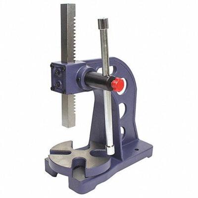 DESCRIPTION: (1) ARBOR PRESS BRAND/MODEL: DAYTON #467L16 INFORMATION: BLUE RETAIL$: $267.22 EA SIZE: 2 TON FORCE IN TONS, 10 3/8 IN SWING (IN.), 6-3/4