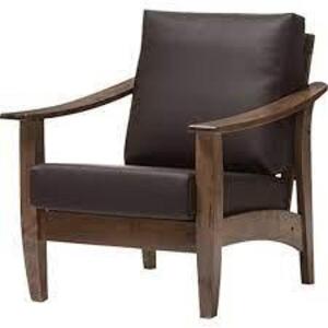 DESCRIPTION: (2) MODERN WOOD CHAIR BRAND/MODEL: BAXTON STUDIO #SW3656-DARK BROWN WALNUT M19-CC-CTN INFORMATION: DARK BROWN RETAIL$: $270.00 EA QTY: 2