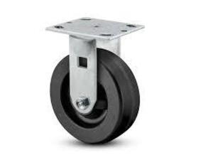 DESCRIPTION: (4) RIDGID CASTERS WITH WHEELS BRAND/MODEL: PEMCO #E-6 INFORMATION: BLACK WHEEL RETAIL$: $34.26 EA SIZE: 6" QTY: 4