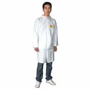 DESCRIPTION: (1) CASE OF (30) DISPOSABLE LAB COAT BRAND/MODEL: CONDOR #30C588 INFORMATION: WHITE RETAIL$: $207.59 TOTAL SIZE: XL QTY: 1