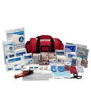 DESCRIPTION: (1) FIRST RESPONDER BAG BRAND/MODEL: AMERICAN RED CROSS INFORMATION: RED RETAIL$: $319.99 EA QTY: 1