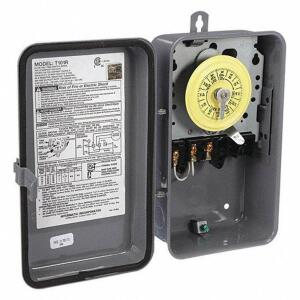 DESCRIPTION: (1) ELECTROMECHANICAL TIMER BRAND/MODEL: INTERMATIC #2E258 INFORMATION: GREY RETAIL$: $180.079 EA SIZE: 24 hr Nominal Max. Time Setting,