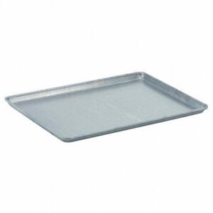 DESCRIPTION: (2) FULL SIZE SHEET PAN BRAND/MODEL: VOLLRATH #4RZD5 INFORMATION: ALUMINUM RETAIL$: $21.49 EA SIZE: 25 3/4 in L x 17 3/4 in W x 1 in D, C