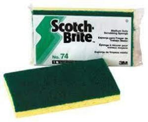 DESCRIPTION: (1) CASE OF (20) MEDIUM DUTY SCRUB SPONGE BRAND/MODEL: SCOTCH-BRITE #70-0070-0004-8 RETAIL$: 80.00 EA QTY: 1