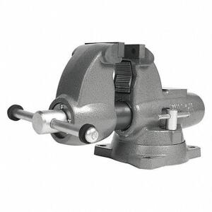 DESCRIPTION: (1) COMBINATION VISE BRAND/MODEL: WILTON #498X14 RETAIL$: $1,184.73 EA SIZE: 3 1/2 in Jaw Wd - Vises, 5 in Max. Opening - Vises, Serrated