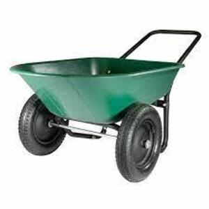 DESCRIPTION: (1) WHEELED WHEELBARROW BRAND/MODEL: GARDEN STAR INFORMATION: GREEN RETAIL$: $80.000 EA QTY: 1