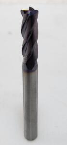 DESCRIPTION: (5) SOLID CARBIDE CORNER RADIUS END MILL BRAND/MODEL: M.A. FORD 11125002A RETAIL$: $ 52.78 EA SIZE: 1/4" 0.02" RAD QTY: 5