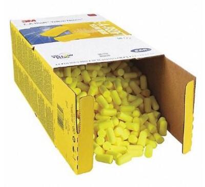 DESCRIPTION (4) PACKS OF (500) 3M BULLET EAR PLUG DISPENSER ROLL BRAND/MODEL 390-1250 ADDITIONAL INFORMATION 33DB/YELLOW/RETAILS AT $99.95 PER PK OF 5